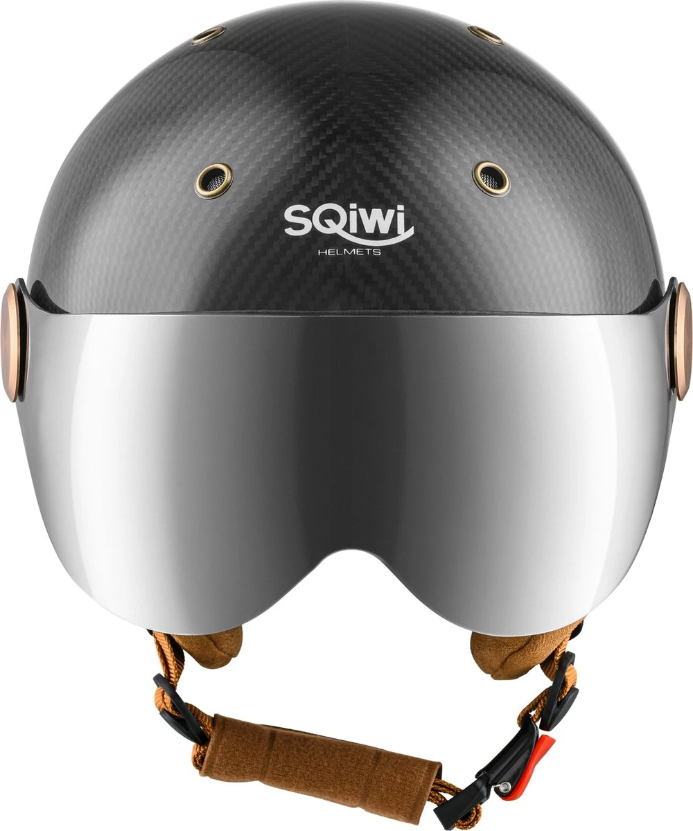 SQiwi Skihelm Carbon Met Vizier - Unisex - Maat 58 - 60 (L/XL) 2 SQiwi Skihelm Carbon Met Vizier - Unisex - Maat 58 - 60 (L/XL) - Afbeelding 2