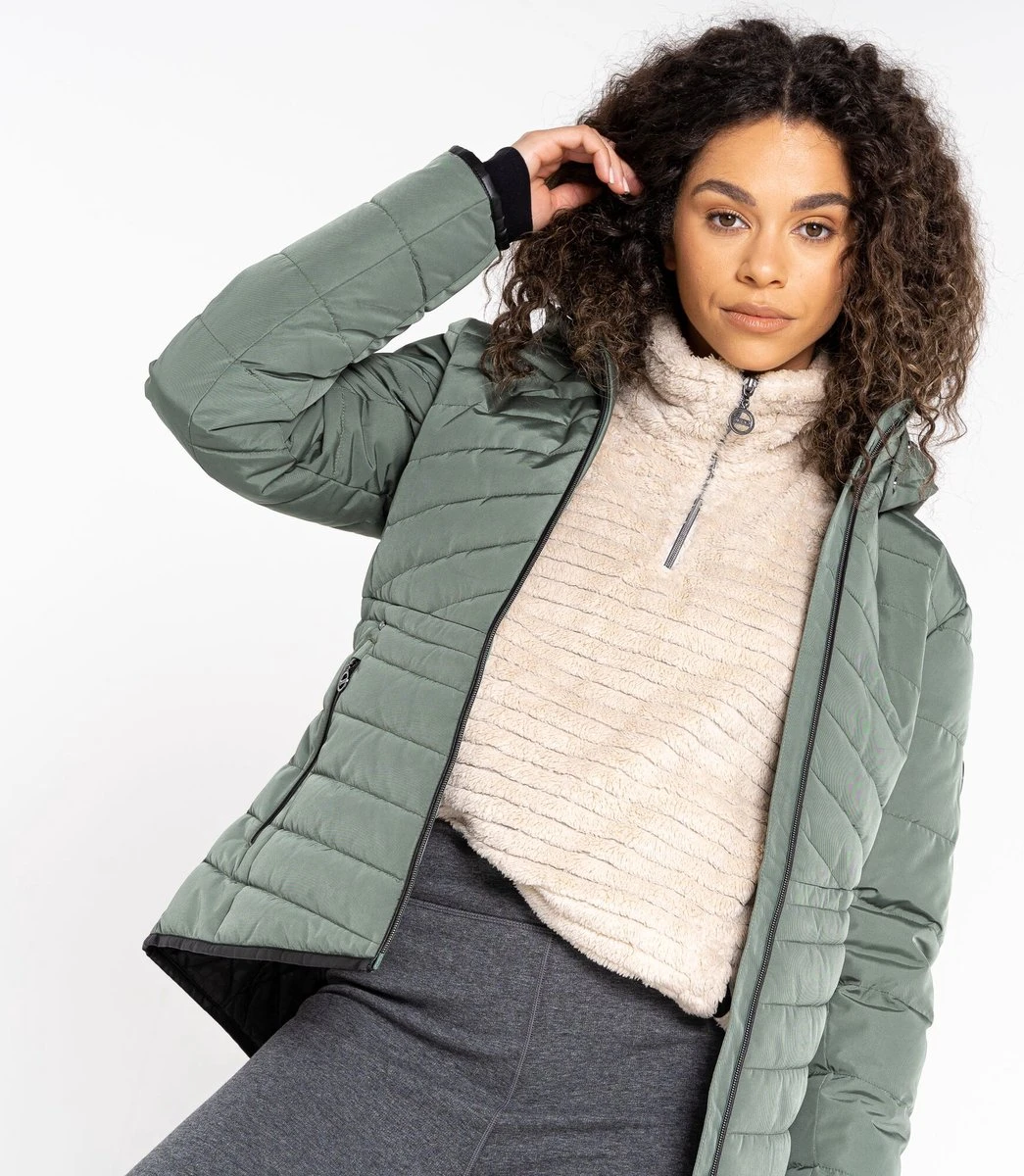 Dare 2b Dare B, Striking Everyday Waterdicht Dames Skijack, Duck Green, Maat 36 14 Dare 2b Dare B, Striking Everyday Waterdicht Dames Skijack, Duck Green, Maat 36 - Afbeelding 14