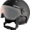 Sinner Titan Visor Trans+ Skihelm Met Vizier | Matte Black | Orange Cat 1-3 | Maat: 63 - 64 Cm
