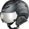 CP Camurai - Skihelm Met Vizier - Zwart - 56-58/M - Meekleurend Vizier Cat. 1-2 (☁/❄/☀)