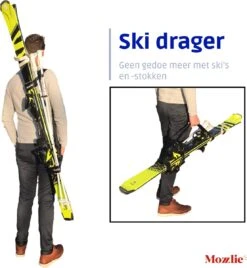 Verstelbare Ski Drager/skidrager - Draagband - Ski Carrier Voor Tijdens De Wintersport