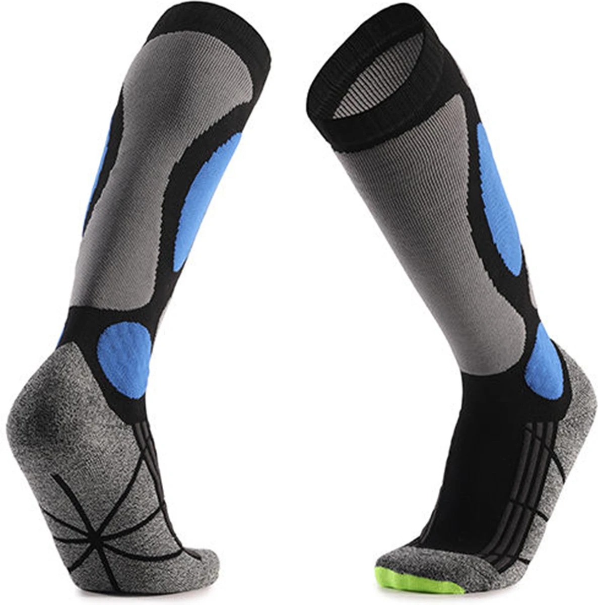 MyStand Skisokken - Wintersportsokken - Skiën Snowboarden Of Wandelen - Wintersokken Compressie - Dames/Heren - One Size - Maat 37 Tot 47 - Blauw 1 MyStand Skisokken - Wintersportsokken - Skiën Snowboarden Of Wandelen - Wintersokken Compressie - Dames/Heren - One Size - Maat 37 Tot 47 - Blauw