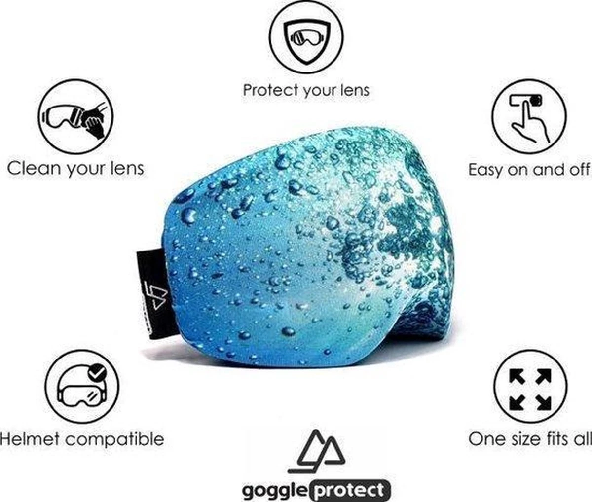 Goggle Protect® Skibril | Beschermhoes | Skihelm | Ski | Snowboard | Bescherming | Cover | Hoes | Goggle | Bril | Wintersport 2 Goggle Protect® Skibril | Beschermhoes | Skihelm | Ski | Snowboard | Bescherming | Cover | Hoes | Goggle | Bril | Wintersport - Afbeelding 2