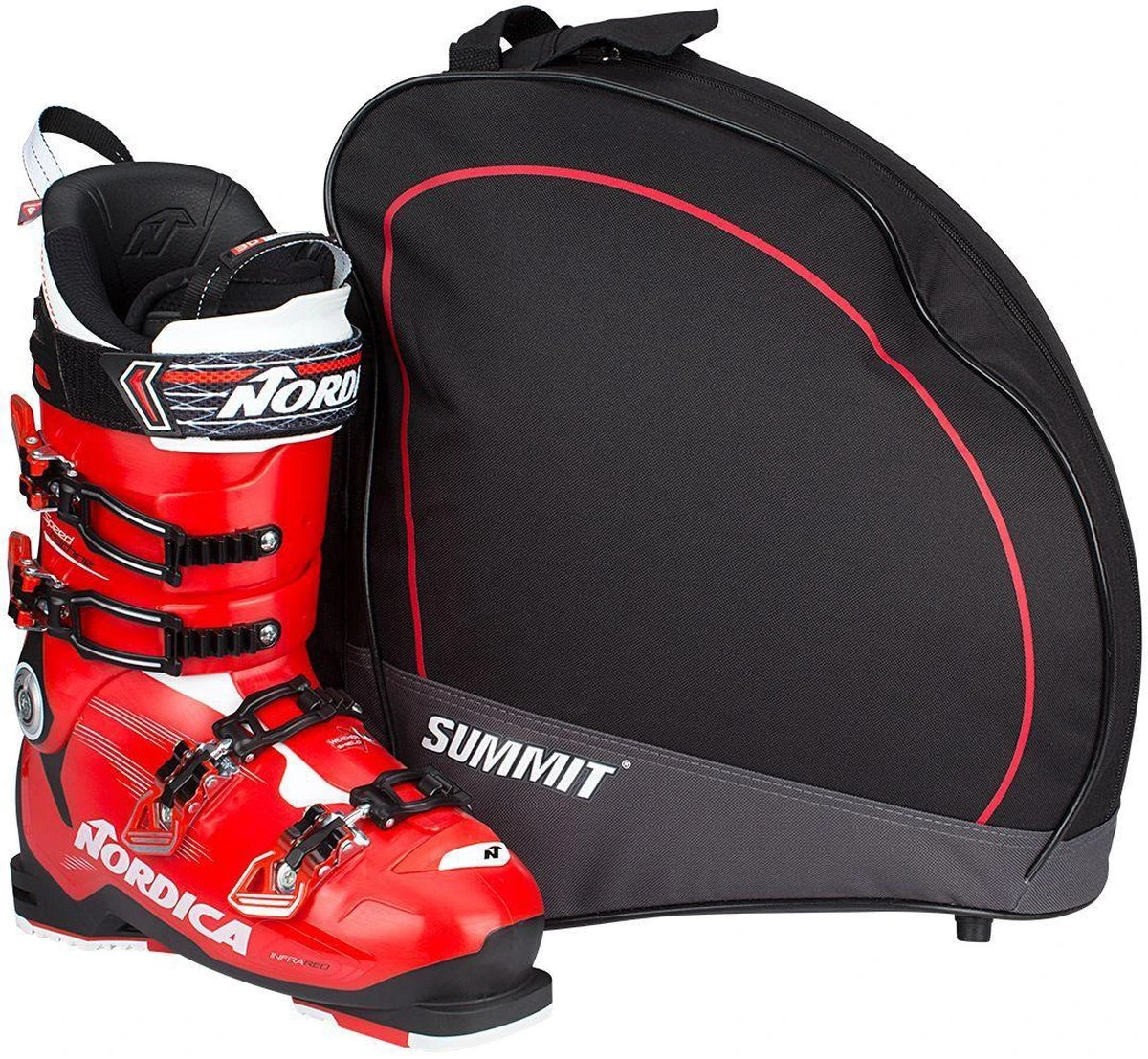 Summit Skischoentas - Zwart/Wit 12 Summit Skischoentas - Zwart/Wit - Afbeelding 12