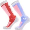 SINNER Pro Socks Skisokken Dames (Dubbelverpakking) - Roze/Blauw - 36/38