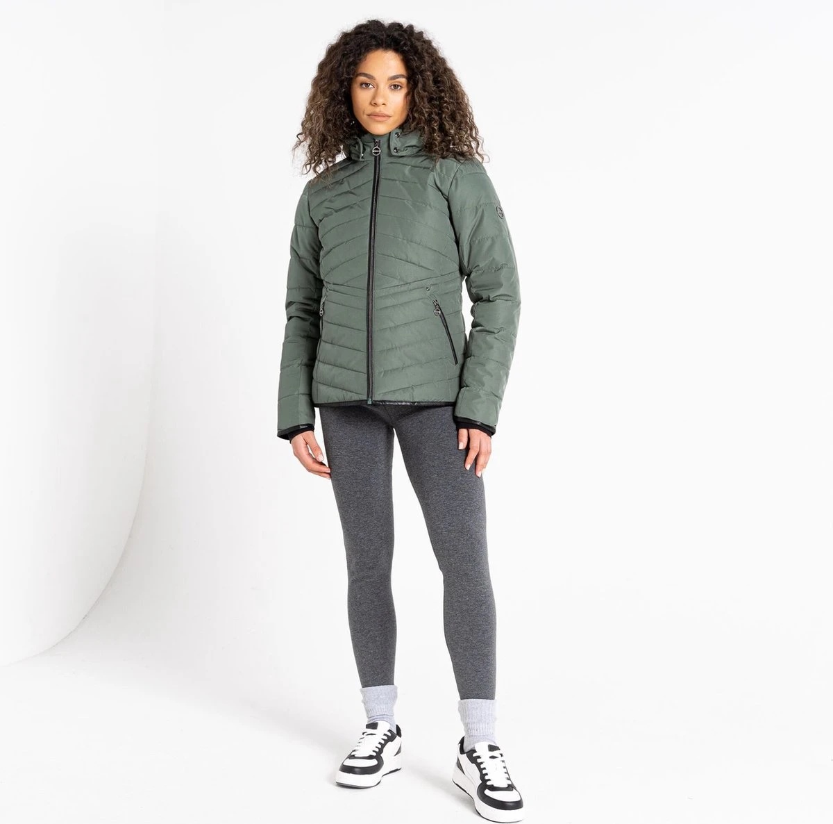 Dare 2b Dare B, Striking Everyday Waterdicht Dames Skijack, Duck Green, Maat 36 15 Dare 2b Dare B, Striking Everyday Waterdicht Dames Skijack, Duck Green, Maat 36 - Afbeelding 15