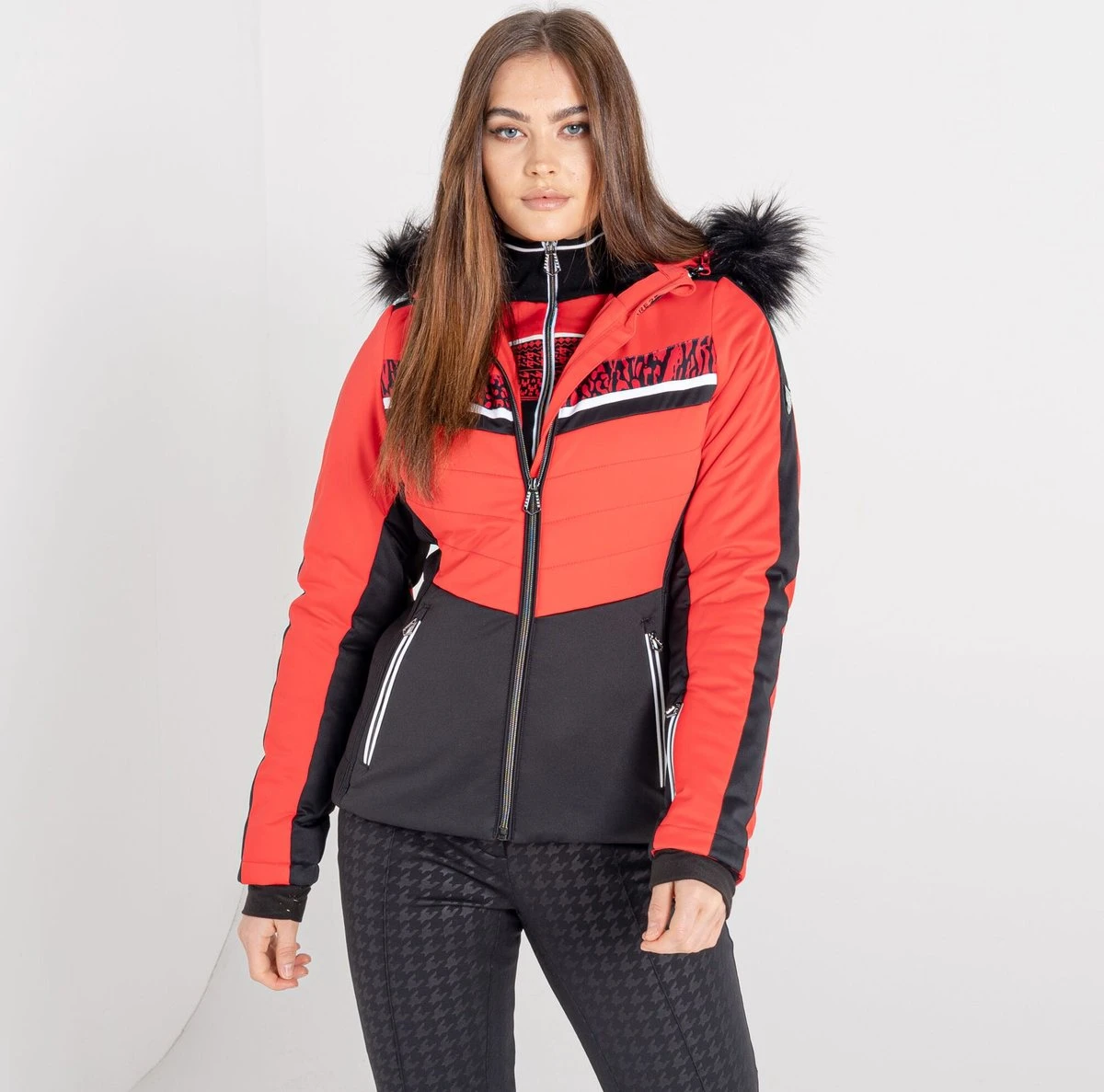 Dare 2b De Dare2B Dynamite Ski-jas - Wintersportjas - Dames - Waterdicht - Geïsoleerd - Rood 7 Dare 2b De Dare2B Dynamite Ski-jas - Wintersportjas - Dames - Waterdicht - Geïsoleerd - Rood - Afbeelding 7