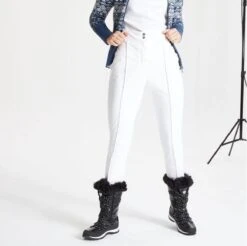 Dare 2b Dare2B Slender II Versierd Met Kristallen - Waterdichte Skibroek - Wintersportbroek - Vrouwen - Wit