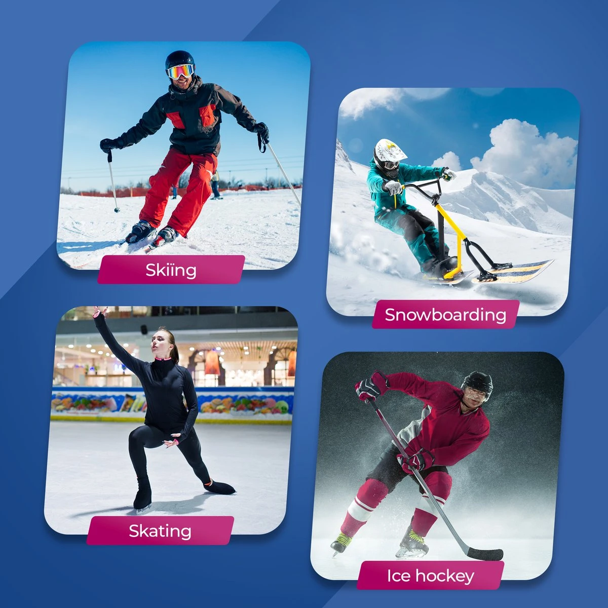 Roegaarden Skisokken - Heren En Dames - 1 Paar - Blauw - S/M 7 Roegaarden Skisokken - Heren En Dames - 1 Paar - Blauw - S/M - Afbeelding 7