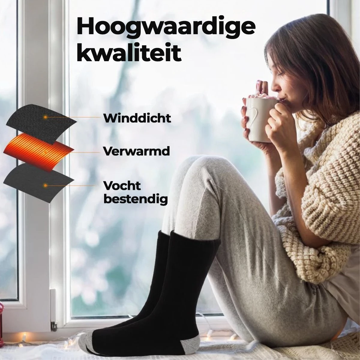 Saaf Verwarmde Sokken - Elektrisch - Oplaadbaar - Incl. Oplader - 3 Standen - Unisex - Maat 38-44 7 Saaf Verwarmde Sokken - Elektrisch - Oplaadbaar - Incl. Oplader - 3 Standen - Unisex - Maat 38-44 - Afbeelding 7