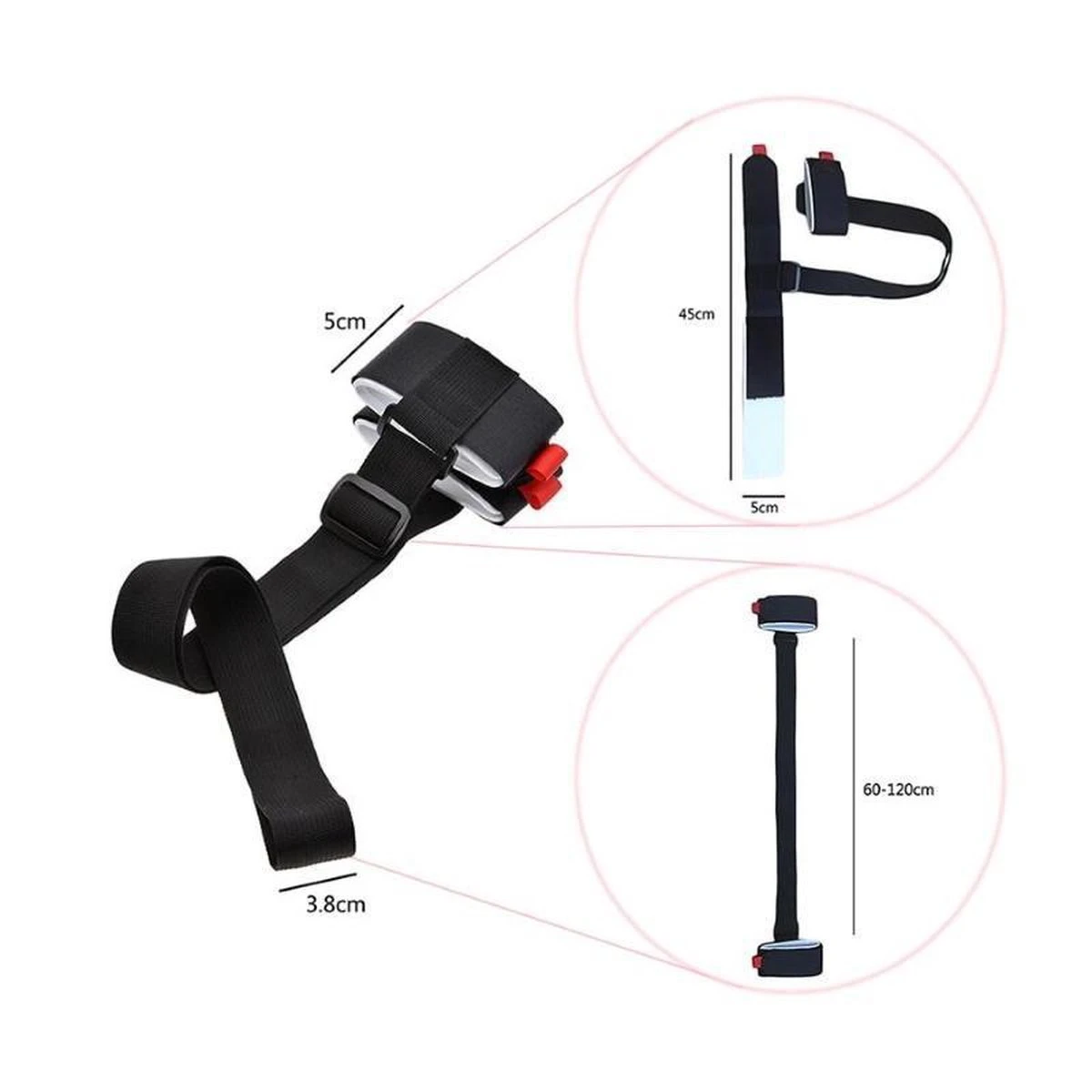 FYOS Verstelbare Ski Draagband, Wintersport, Handig In Gebruik 2 FYOS Verstelbare Ski Draagband, Wintersport, Handig In Gebruik - Afbeelding 2