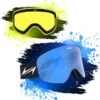 VAIN Azure Slopester Skibril Pack - Anti-condens - Blauwe + Extra Lens