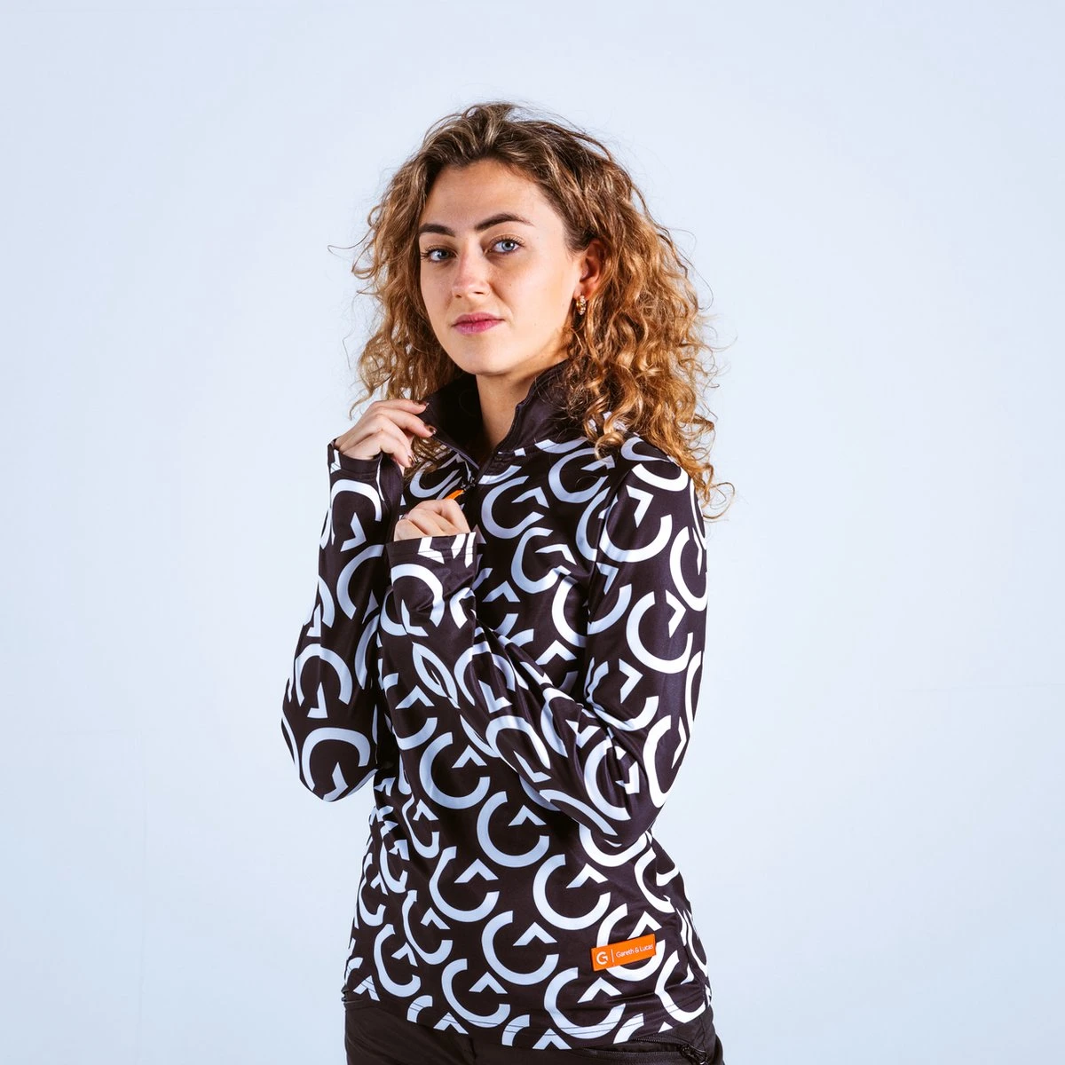 Gareth & Lucas Skipully The Twenty-Four - Dames XS - 100% Gerecycled Polyester - Midlayer Sportshirt - Wintersport 3 Gareth & Lucas Skipully The Twenty-Four - Dames XS - 100% Gerecycled Polyester - Midlayer Sportshirt - Wintersport - Afbeelding 3