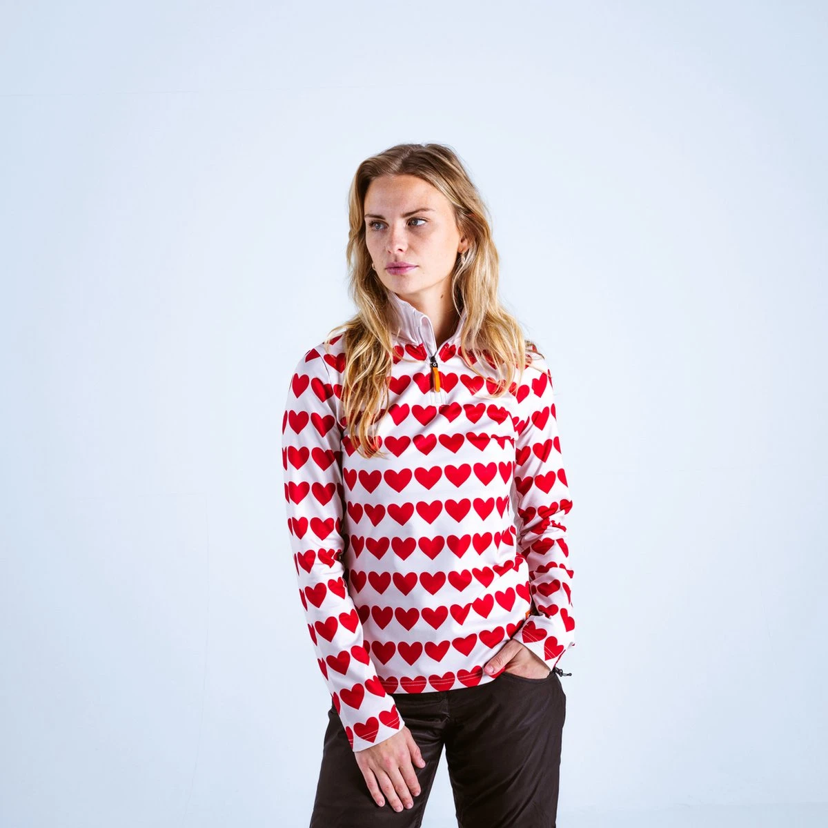 Gareth & Lucas Skipully The Twenty-Seven - Dames XS - 100% Gerecycled Polyester - Midlayer Sportshirt - Wintersport 2 Gareth & Lucas Skipully The Twenty-Seven - Dames XS - 100% Gerecycled Polyester - Midlayer Sportshirt - Wintersport - Afbeelding 2