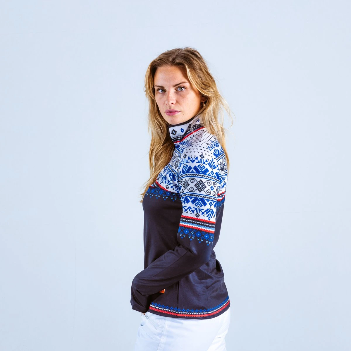 Gareth & Lucas Skipully The Twenty-Five - Dames S - 100% Gerecycled Polyester - Midlayer Sportshirt - Wintersport 3 Gareth & Lucas Skipully The Twenty-Five - Dames S - 100% Gerecycled Polyester - Midlayer Sportshirt - Wintersport - Afbeelding 3