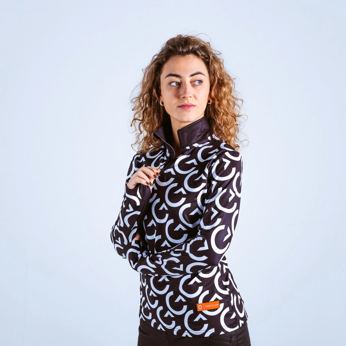 Gareth & Lucas Skipully The Twenty-Four - Dames S - 100% Gerecycled Polyester - Midlayer Sportshirt - Wintersport 4 Gareth & Lucas Skipully The Twenty-Four - Dames S - 100% Gerecycled Polyester - Midlayer Sportshirt - Wintersport - Afbeelding 4