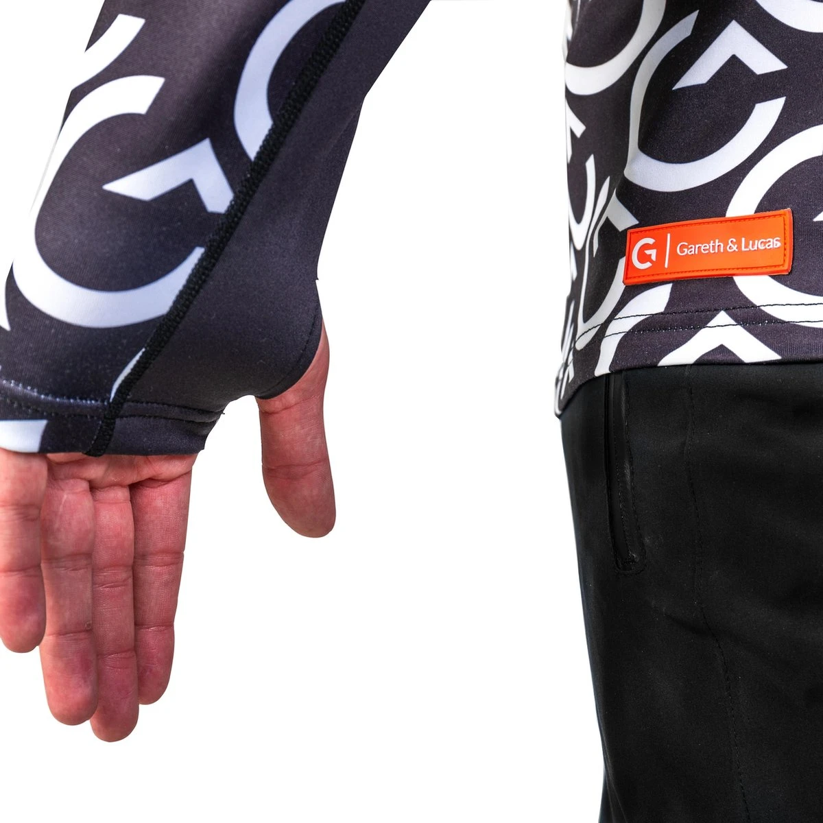 Gareth & Lucas Skipully The One - Heren XL - 100% Gerecycled Polyester - Midlayer Sportshirt - Wintersport 3 Gareth & Lucas Skipully The One - Heren XL - 100% Gerecycled Polyester - Midlayer Sportshirt - Wintersport - Afbeelding 3