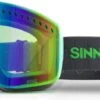 SINNER Pine Skibril - Groen Frame + Groene Spiegellens