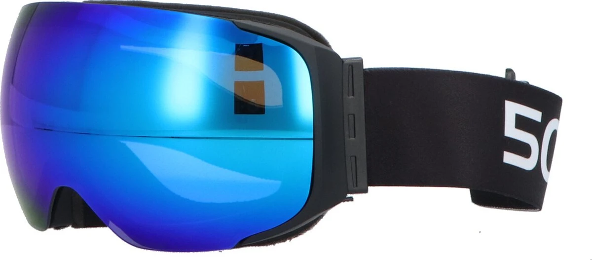 5one® Alpine 9 - Skibril Met 2 Verwisselbare Lenzen - Blauw En Oranje 3 5one® Alpine 9 - Skibril Met 2 Verwisselbare Lenzen - Blauw En Oranje - Afbeelding 3