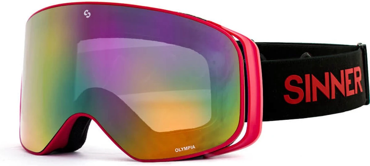 Sinner Olympia Skibril - Rood | Categorie 3 1 Sinner Olympia Skibril - Rood | Categorie 3