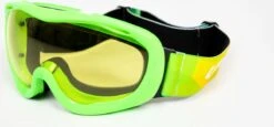 Skibril Snowboard Bril - Anti Fog - Groen, Gele Lens - Unisex Volwassen - Wintersport