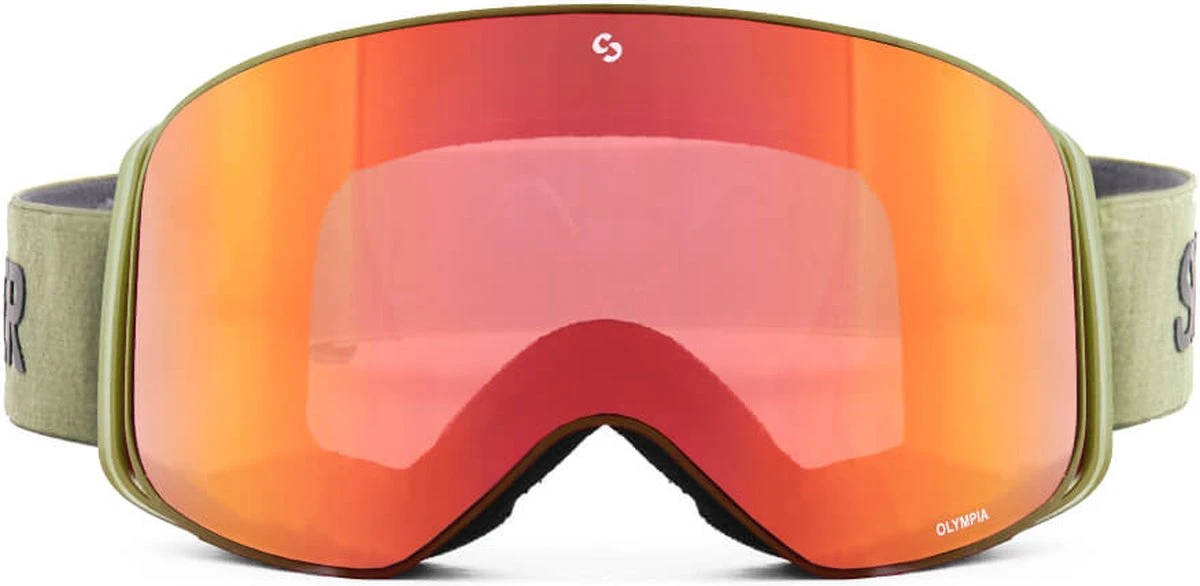 Sinner Olympia Skibril - Mosgroen | Categorie 3 3 Sinner Olympia Skibril - Mosgroen | Categorie 3 - Afbeelding 3