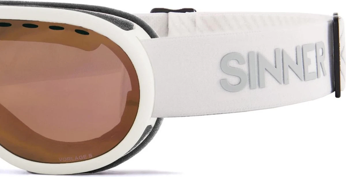 Sinner Vorlage S Skibril - Wit | Categorie 3 4 Sinner Vorlage S Skibril - Wit | Categorie 3 - Afbeelding 4