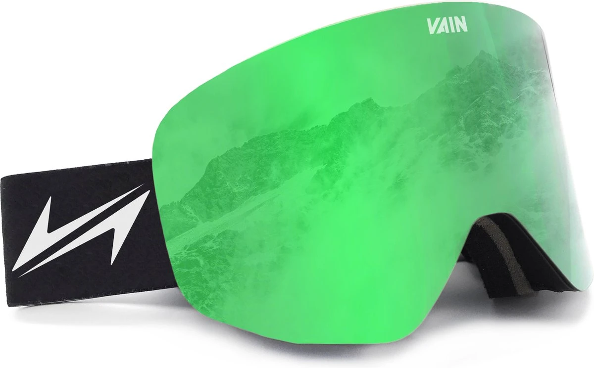 VAIN Viridian Slopester Skibril - Magnetisch Groen Blauwe Spiegel Lens 1 VAIN Viridian Slopester Skibril - Magnetisch Groen Blauwe Spiegel Lens