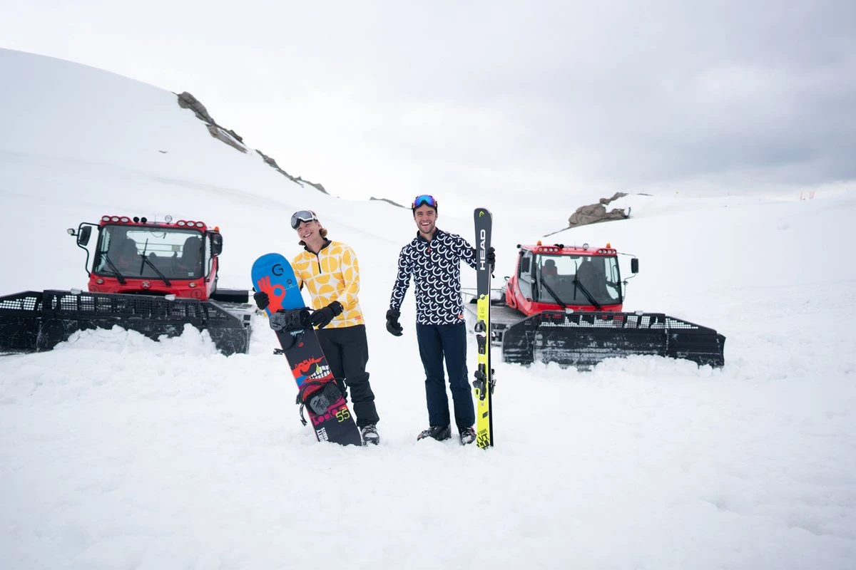 Gareth & Lucas Skipully The One - Heren XL - 100% Gerecycled Polyester - Midlayer Sportshirt - Wintersport 8 Gareth & Lucas Skipully The One - Heren XL - 100% Gerecycled Polyester - Midlayer Sportshirt - Wintersport - Afbeelding 8