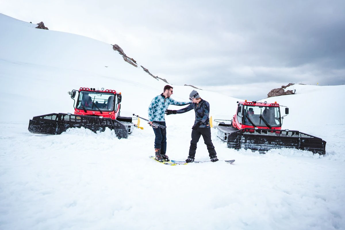 Gareth & Lucas Skipully The Three - Heren XL - 100% Gerecycled Polyester - Midlayer Sportshirt - Wintersport 10 Gareth & Lucas Skipully The Three - Heren XL - 100% Gerecycled Polyester - Midlayer Sportshirt - Wintersport - Afbeelding 10