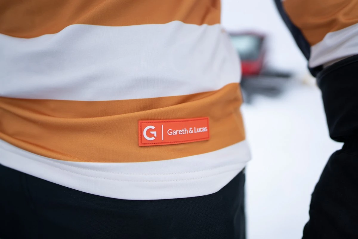 Gareth & Lucas Skipully The Four - Heren M - 100% Gerecycled Polyester - Midlayer Sportshirt - Wintersport 3 Gareth & Lucas Skipully The Four - Heren M - 100% Gerecycled Polyester - Midlayer Sportshirt - Wintersport - Afbeelding 3