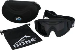 5one® Alpine 4 Black Skibril Voor Dames Met Bewaarcase - UV 400 -Ski Gemeenschap 1200x802