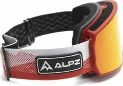 Ski Bril - ALPZ Sprinter Red + GRATIS Bandana Black -Ski Gemeenschap 1200x836
