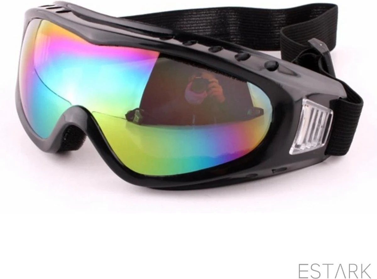 ESTARK® Skibril Kind - Kinder Skibril Ecostare - Multicolor - One Size Zwart - Unisex Pro Ski Bril - Junior Kids Skibril - Kinderskibril - Snowboard Bril - Pro Skribril 2 ESTARK® Skibril Kind - Kinder Skibril Ecostare - Multicolor - One Size Zwart - Unisex Pro Ski Bril - Junior Kids Skibril - Kinderskibril - Snowboard Bril - Pro Skribril - Afbeelding 2