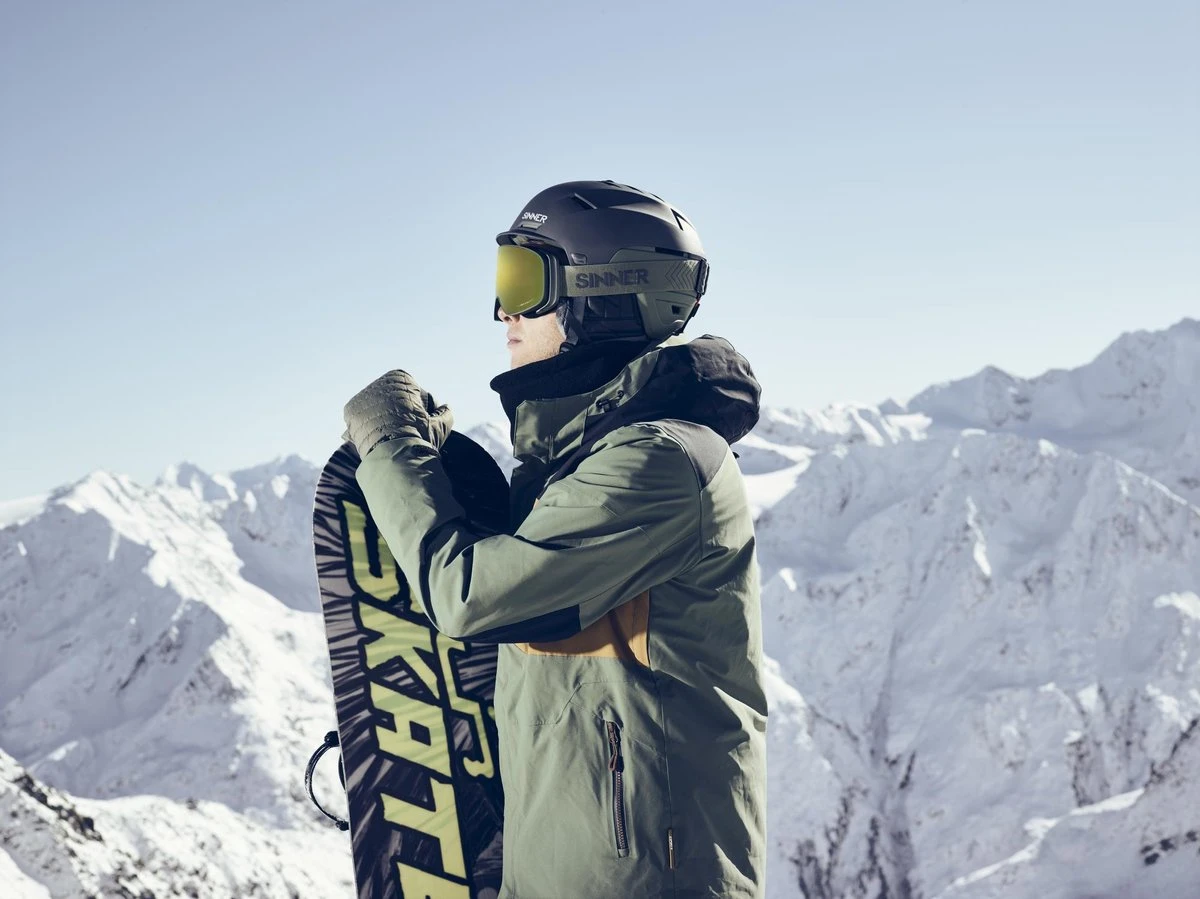 Sinner Olympia Skibril - Mosgroen | Categorie 3 6 Sinner Olympia Skibril - Mosgroen | Categorie 3 - Afbeelding 6