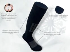 6 Paar Skisokken - Wintersportsokken - Zwart - Maat 35-38 -Ski Gemeenschap 1200x900