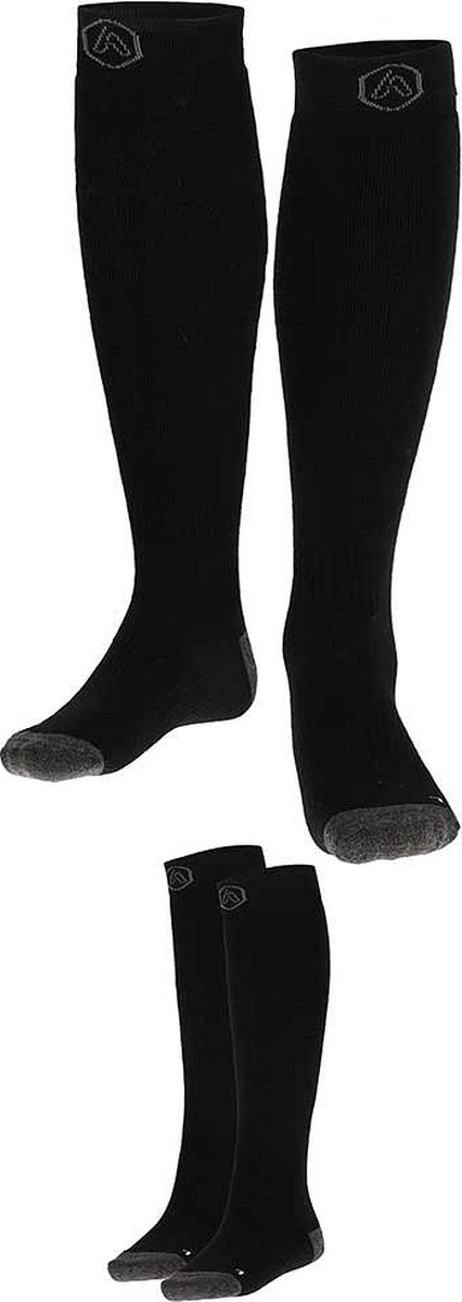 Apollo® Apollo | Skisokken Unisex | Zwart | 2-Pak | Maat 43/46 | Skisokken Heren | Skisokken Dames 3 Apollo® Apollo | Skisokken Unisex | Zwart | 2-Pak | Maat 43/46 | Skisokken Heren | Skisokken Dames - Afbeelding 3