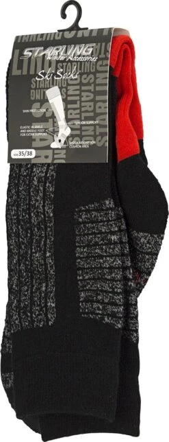 Starling Skikousen - Whistler - Zwart/Grijs/Blauw - 31/34 -Ski Gemeenschap 460x1200 4