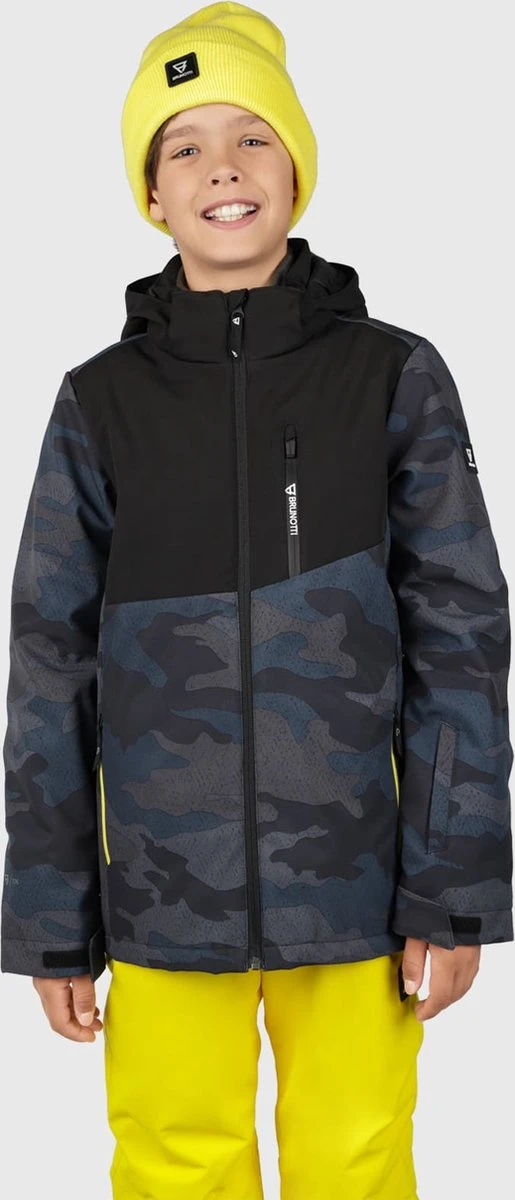 Brunotti Twinstroky-AO Jongens Wintersportjas - Beigev- Maat 164 1 Brunotti Twinstroky-AO Jongens Wintersportjas - Beigev- Maat 164