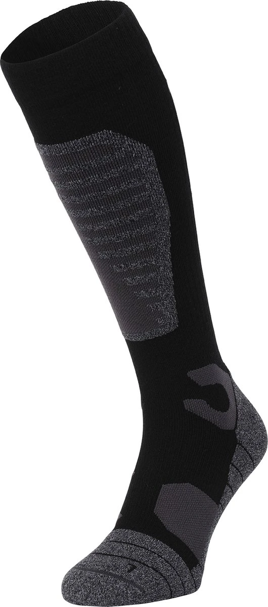 NOMAD® Skisokken Pro Merinowol 1-Pack | Maat 39/42 Zwart | Skiën / Snowboarden / Wandelen | Goede Vochtafvoer | Extra Versteviging | Ski Sokken Heren / Dames 2 NOMAD® Skisokken Pro Merinowol 1-Pack | Maat 39/42 Zwart | Skiën / Snowboarden / Wandelen | Goede Vochtafvoer | Extra Versteviging | Ski Sokken Heren / Dames - Afbeelding 2