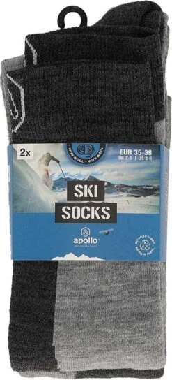 Apollo® Apollo | Skisokken Unisex | Grey Design | 2-Pak | Maat 35/38 | Skisokken Heren | Skisokken Dames 8 Apollo® Apollo | Skisokken Unisex | Grey Design | 2-Pak | Maat 35/38 | Skisokken Heren | Skisokken Dames -Ski Gemeenschap 545x1200 1