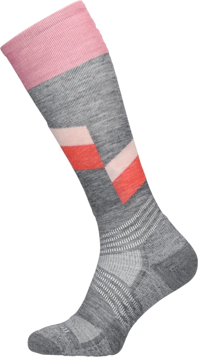 Sockwell Steep Medium Dames Skisokken Klasse 1 Grey | Grijs | 45% Merinowol | Maat M/L | SW115W.800 2 Sockwell Steep Medium Dames Skisokken Klasse 1 Grey | Grijs | 45% Merinowol | Maat M/L | SW115W.800 - Afbeelding 2