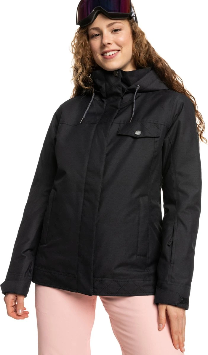 Roxy Billie Insulated Ski/snowboard Jas Dames Maat M Zwart 1 Roxy Billie Insulated Ski/snowboard Jas Dames Maat M Zwart
