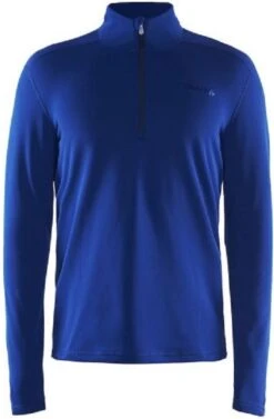 Craft- Heren - Thermo Zipshirt - Sweep Halfzip - Donkerblauw - Maat XS