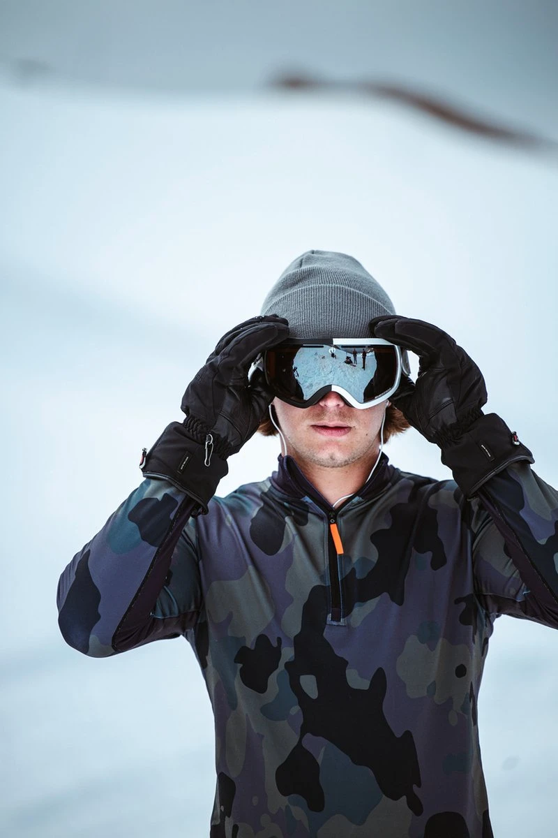 Gareth & Lucas Skipully The Three - Heren XL - 100% Gerecycled Polyester - Midlayer Sportshirt - Wintersport 6 Gareth & Lucas Skipully The Three - Heren XL - 100% Gerecycled Polyester - Midlayer Sportshirt - Wintersport - Afbeelding 6