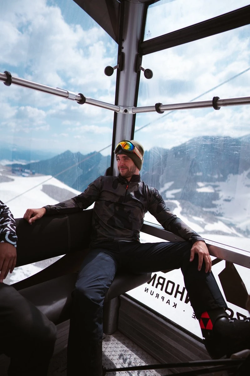 Gareth & Lucas Skipully The Three - Heren XL - 100% Gerecycled Polyester - Midlayer Sportshirt - Wintersport 9 Gareth & Lucas Skipully The Three - Heren XL - 100% Gerecycled Polyester - Midlayer Sportshirt - Wintersport - Afbeelding 9