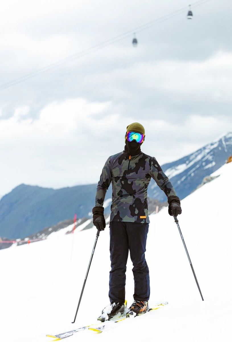 Gareth & Lucas Skipully The Three - Heren XL - 100% Gerecycled Polyester - Midlayer Sportshirt - Wintersport 7 Gareth & Lucas Skipully The Three - Heren XL - 100% Gerecycled Polyester - Midlayer Sportshirt - Wintersport - Afbeelding 7