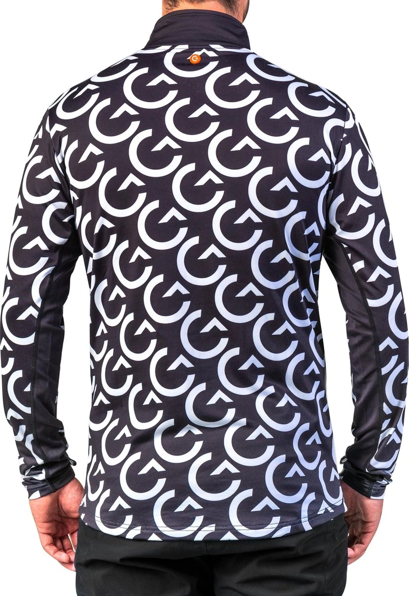 Gareth & Lucas Skipully The One - Heren XL - 100% Gerecycled Polyester - Midlayer Sportshirt - Wintersport 2 Gareth & Lucas Skipully The One - Heren XL - 100% Gerecycled Polyester - Midlayer Sportshirt - Wintersport - Afbeelding 2