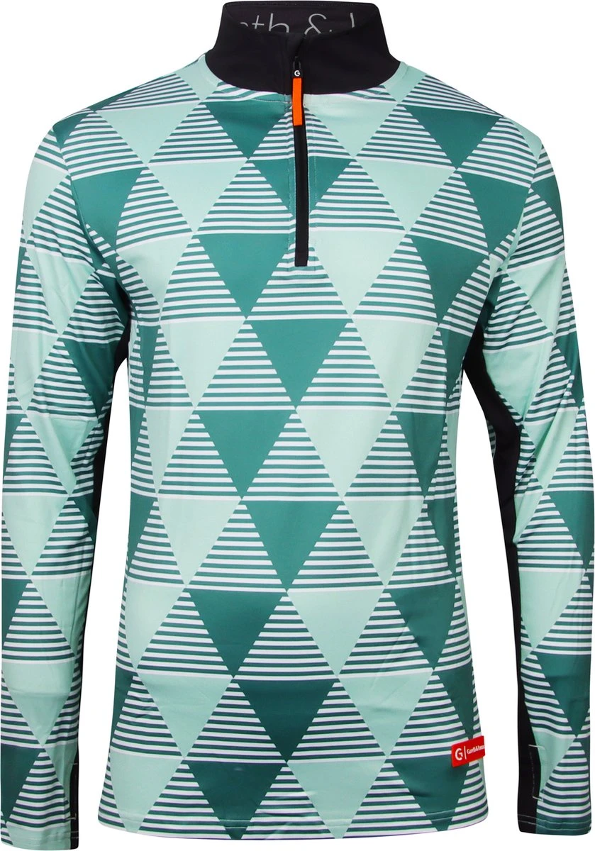 Gareth & Lucas Skipully The Two - Heren XL - 100% Gerecycled Polyester - Midlayer Sportshirt - Wintersport 1 Gareth & Lucas Skipully The Two - Heren XL - 100% Gerecycled Polyester - Midlayer Sportshirt - Wintersport