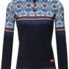 Gareth & Lucas Skipully The Twenty-Five - Dames M - 100% Gerecycled Polyester - Midlayer Sportshirt - Wintersport